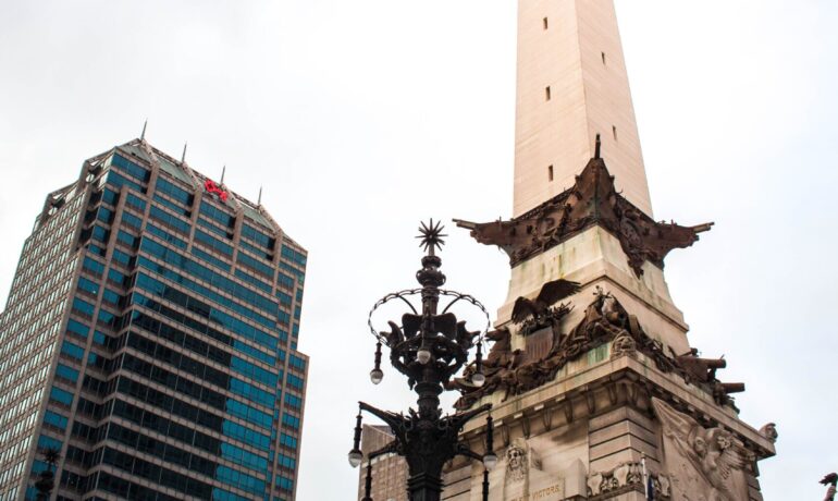 See what the fuss is about at Monument Circle